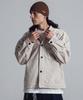 Stage Name 8W Corduroy Kangaroo Pocket Trucker Jacket_Cream Beige
