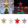 Christmas Tree Top Star Hanging Plastic Ornament Decorative Party Tree Topper for Christmas Home Window