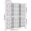 VidaXL Room Divider 5 Panels, Room Separator, Privacy Screen, Living Room Bedroom Screen, Brown Wood 358872