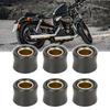 F FIERCE CYCLE Motorrad Hinterrad Stoßdämpfer Buchse Stoßdämpfer Buchse Stoßdämpfer Dämpfung Gummi Ring 6 Stück 12mm