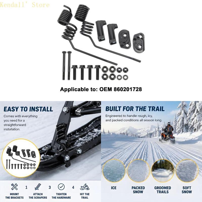 3XUB High Quality Iron Ice Scraper For Snowmobile Tracks Ensuring Movement On Cold Ground
