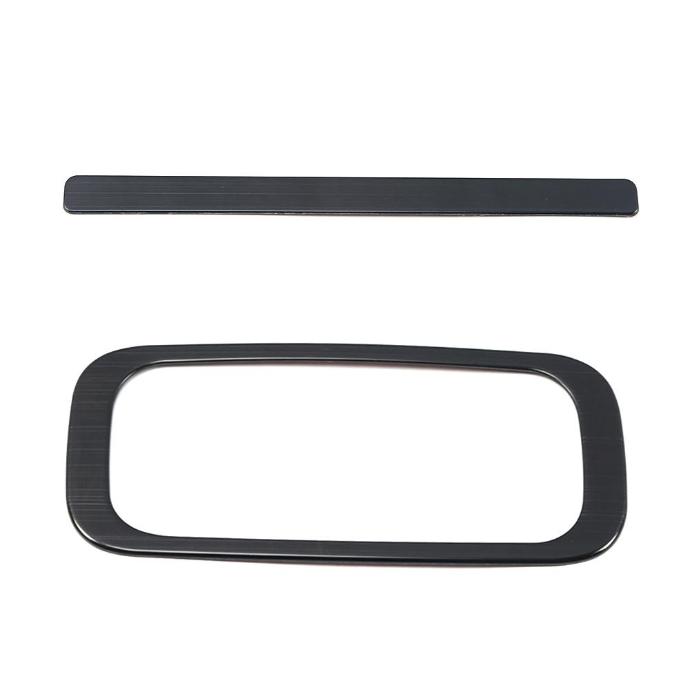 For Volvo XC60 2018 2019 2024 Car Rear Seat Water Cup Holder Frame Cover Trim Stainless Steel Interior Mouldings Sticker