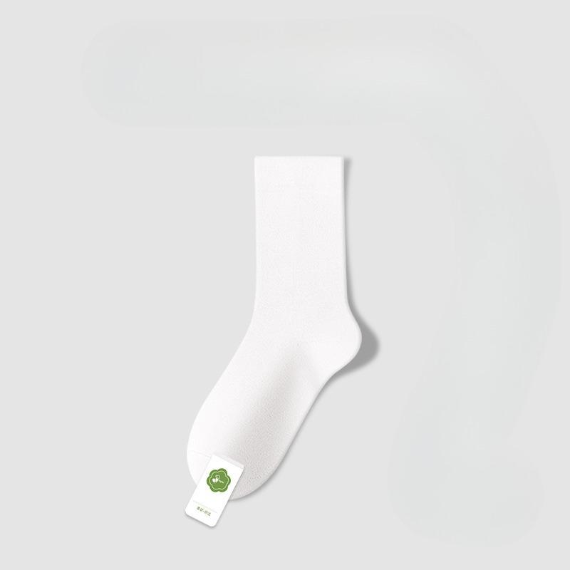 Pure Cotton Women's Sweat-absorbing Women's Socks, Postpartum Socks, White Pile Socks, Summer Thin Women's Socks