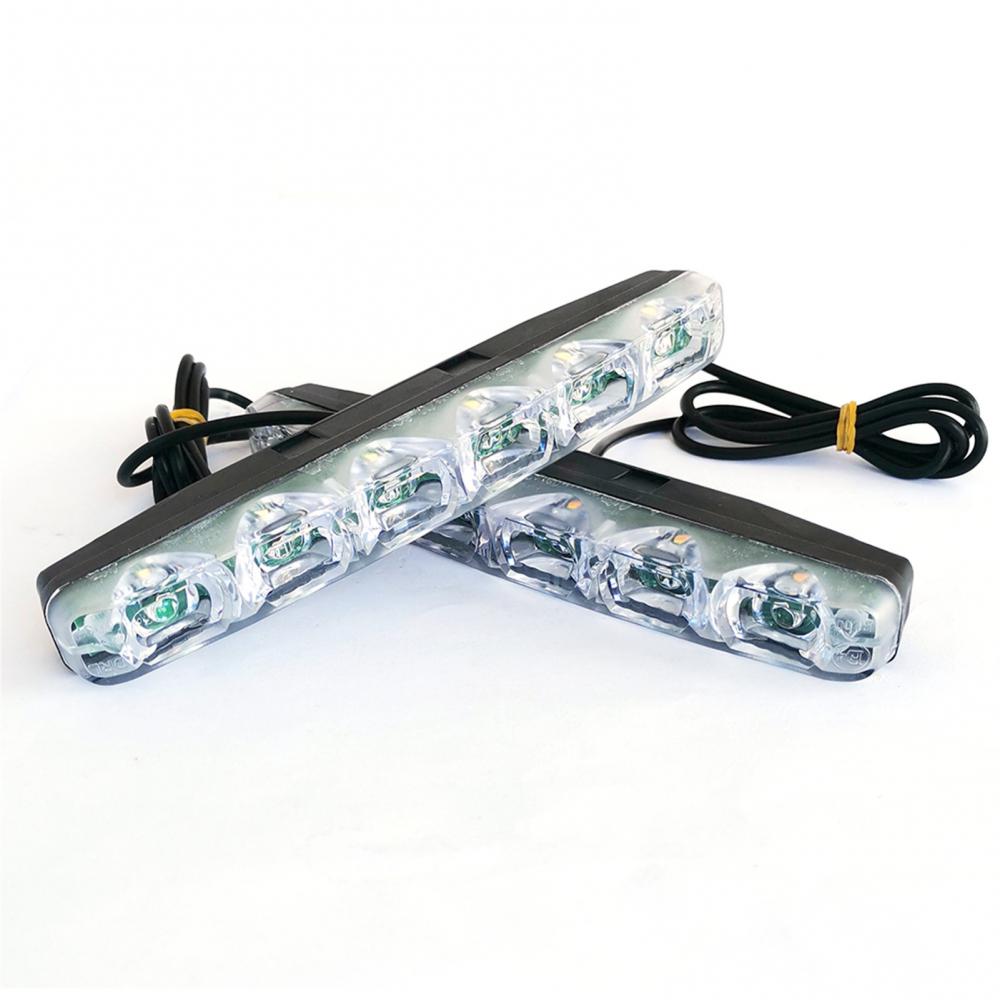 Shakeproof 12v Auto Fog Lamp Waterproof Headlamp Car Accessories Turn Signal Universal Car Daytime Running Lights
