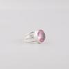 Morganite Gemstone Silver Elegant Ring, 925 Sterling Silver Handmade Morganite Jewelry, June Birth-Stone Gift, Anniversary Gift For Wife RR-73-13
