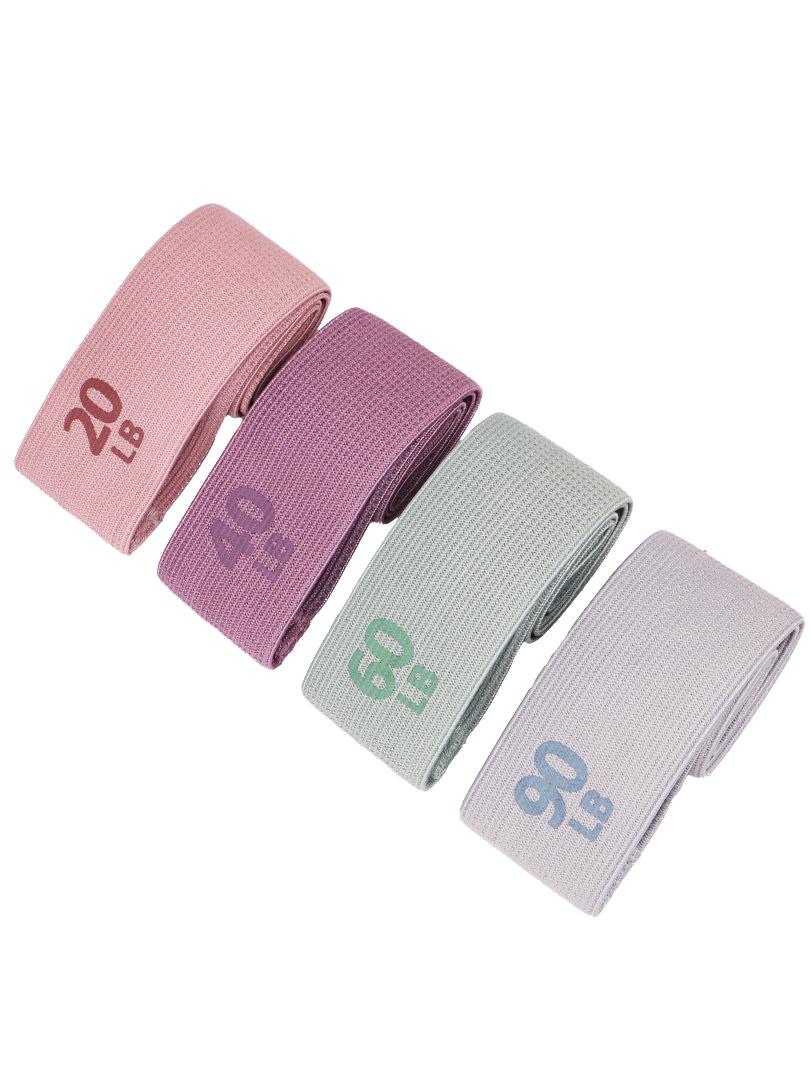 

Women s Cross-Border Yoga Elastic Resistance Band for Hip and Strength Training 20 lbs Pink
