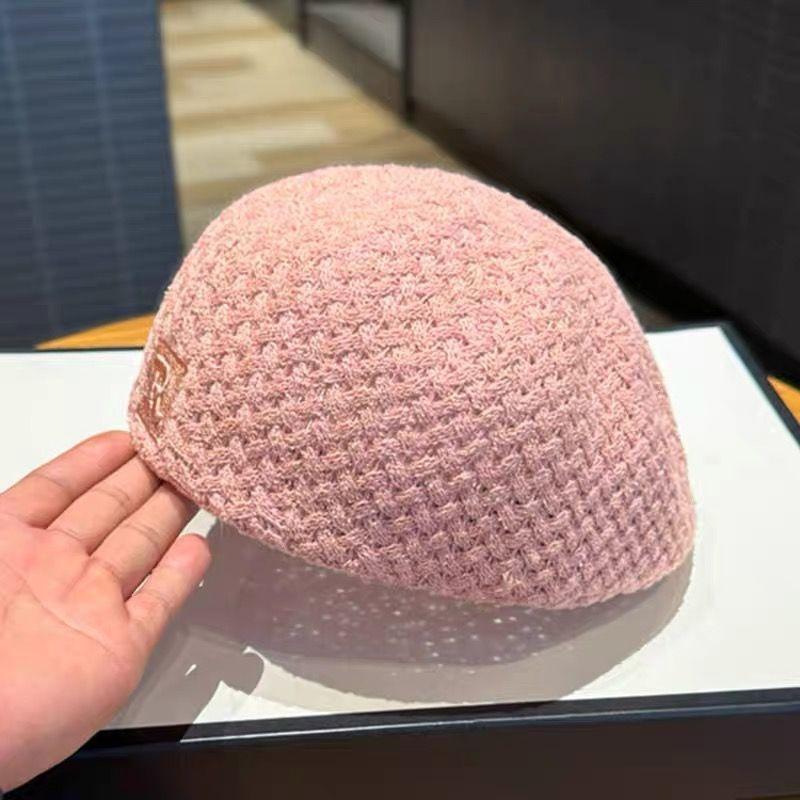 

2026 new operation letter R shape beret children spring and autumn fashion show face small forward hat trendy ins hat women One size - [54-60cm]