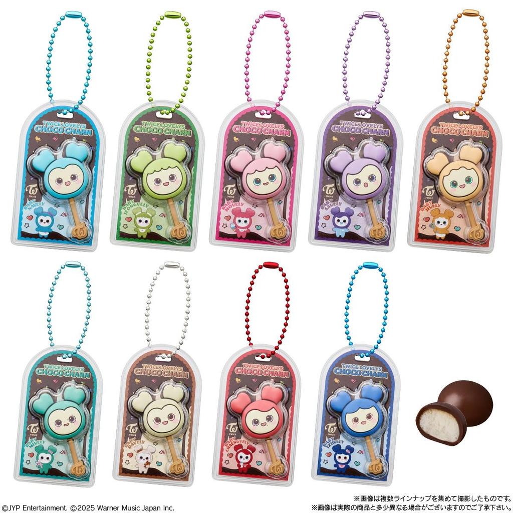 BANDAI TWICE LOVELYS Chocolate Covered Boro & Charm 10-Piece Box Candy Toy