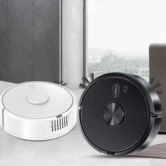 Sweeping Robot Vacuum Cleaner Ultra-Thin Design Powerful Suction Low-Noise Operation Battery-Powered Vacuum Cleaner