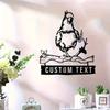 Custom Cockatoo Metal Wall Art Personalized Parrot Sign Home Decor Gift