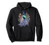Majestic Peacock Design Hoodie