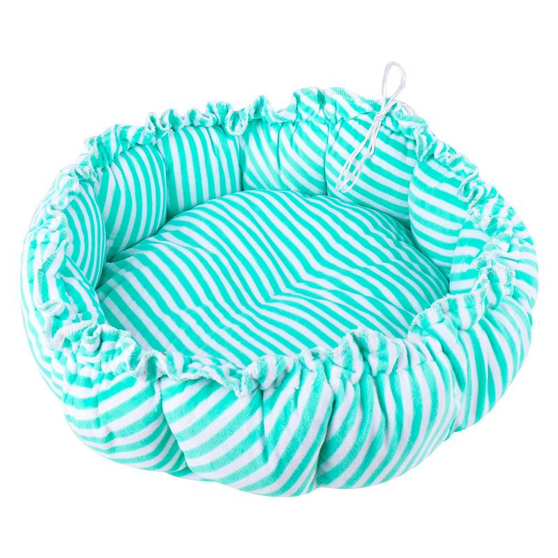 

Двухцелевой коврик-гнездо для питомца Круглое гнездо со шнурком Гнездо для кошки и гнездо для собаки Осенне-зимнее гнездо Товары для питомцев S