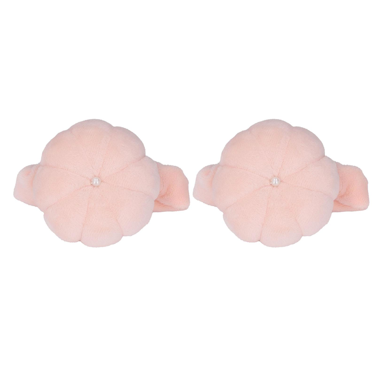 

2 шт. подушечка для булавок в форме тыквы дизайн ремешка на запястье портативный тканевый материал практичный швейный