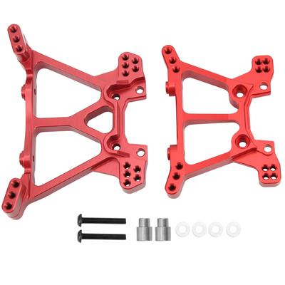 RC Aluminum Alloy Front Rear Shock Tower for Traxxas Slash 4X4 TSM 1 10 RC Car Upgrade PartsRed