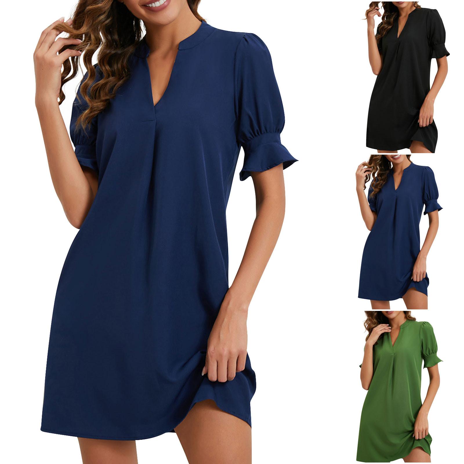 

Летнее праздничное повседневное вечернее платье XL темно-зеленого