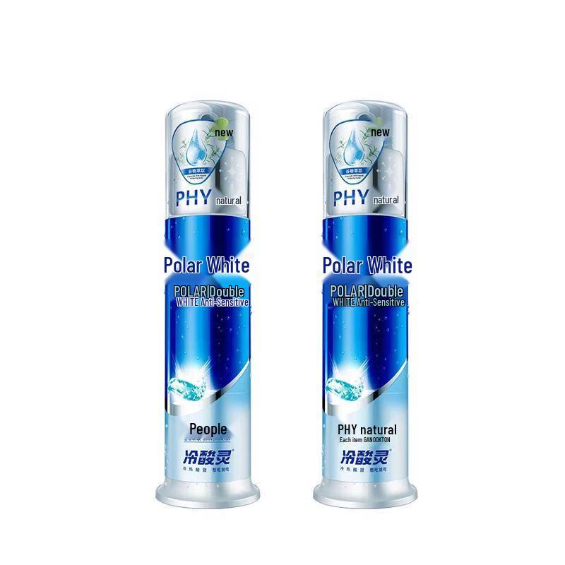 Зубная паста Lengsuanling Arctic White с двойной защитой от чувствительности, с помпой