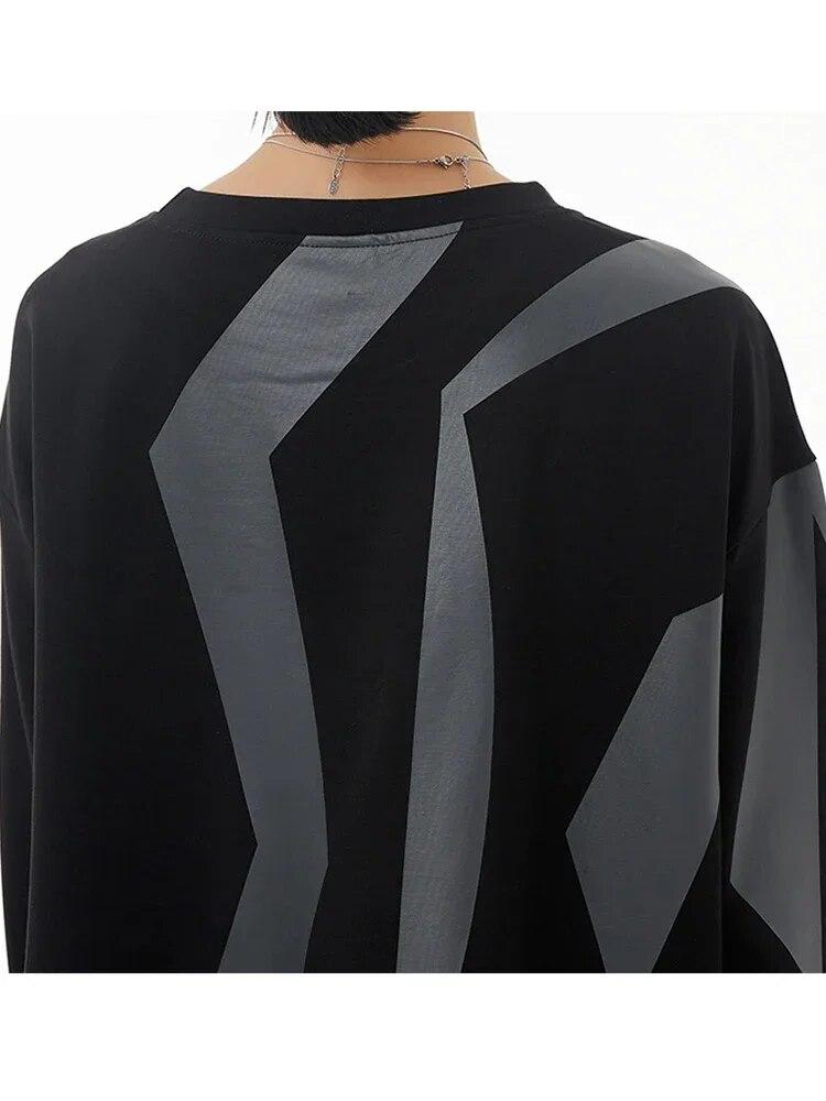 Xitao Lässiges Langarm-T-Shirt für Damen, lockeres Oberteil, HQQ1988