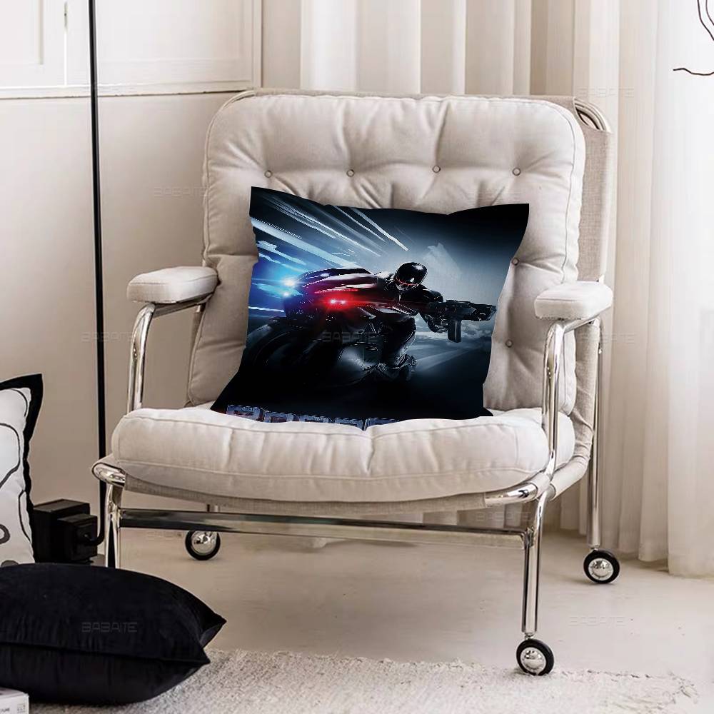 Stary Film R-Robocop Film 45*45cm Poszewka na Poduszkę Poszewka na Poduszkę Dekoracyjna Poszewka na Poduszkę Domowa Poszewka na Poduszkę do Kanapy