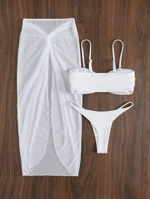 2023 European & American Three-Piece Swimsuit: Women's Bikini Set