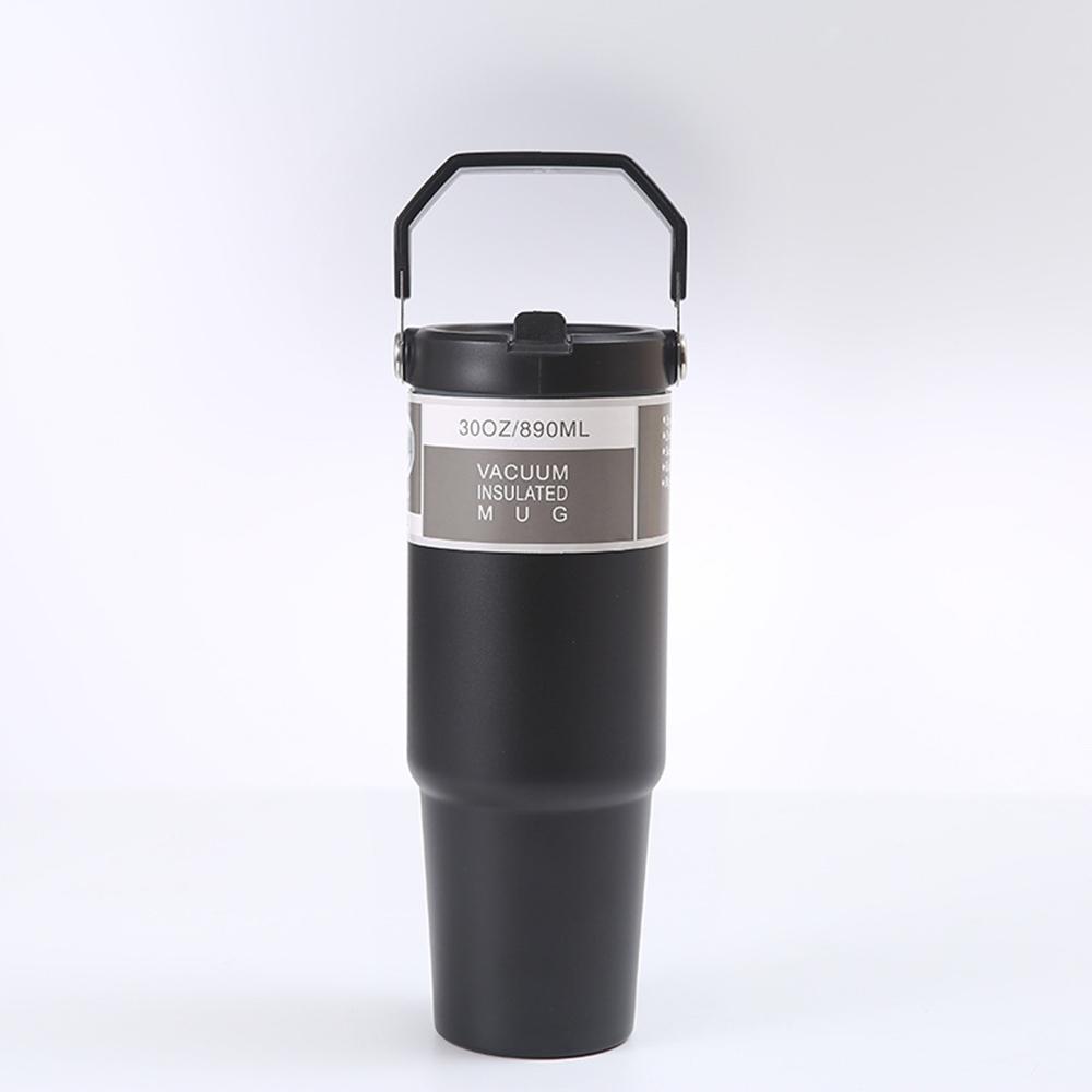 890ml Ultra Large Capacity Insulated Cup 304 Stainless Steel Insulated Cup Cold Insulated Outdoor Portable Ice Cream Cup