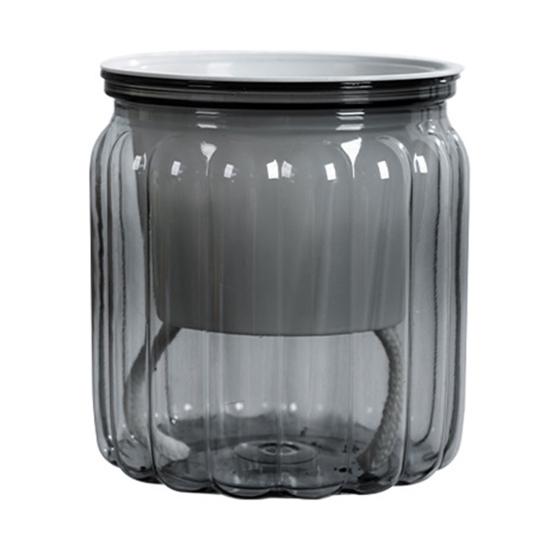 Flowerpot with Drainage Holes Water Filling Port Automatic Self-Watering Hydroponic Flowerpot Transparent Base Plant Container