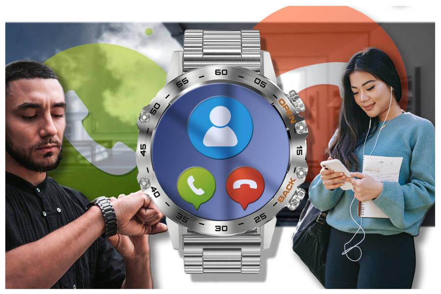 Men's Smartwatch Gravity Gt9-3 - Making Calls, Blood Pressure Monitor (Sg021C)