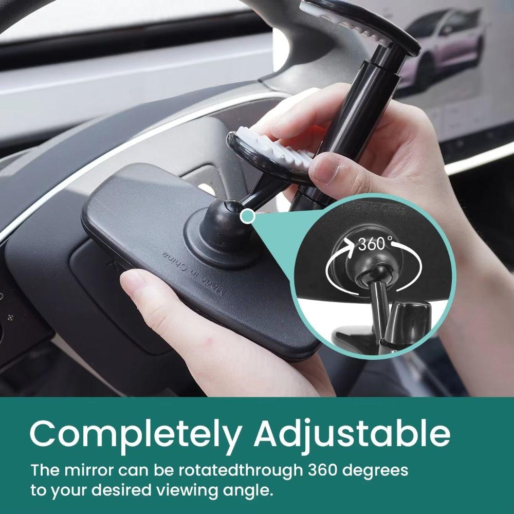 Shatterproof Clip on Car Mirror for Baby Safety Baby Observation Mirror Newborn Supervision