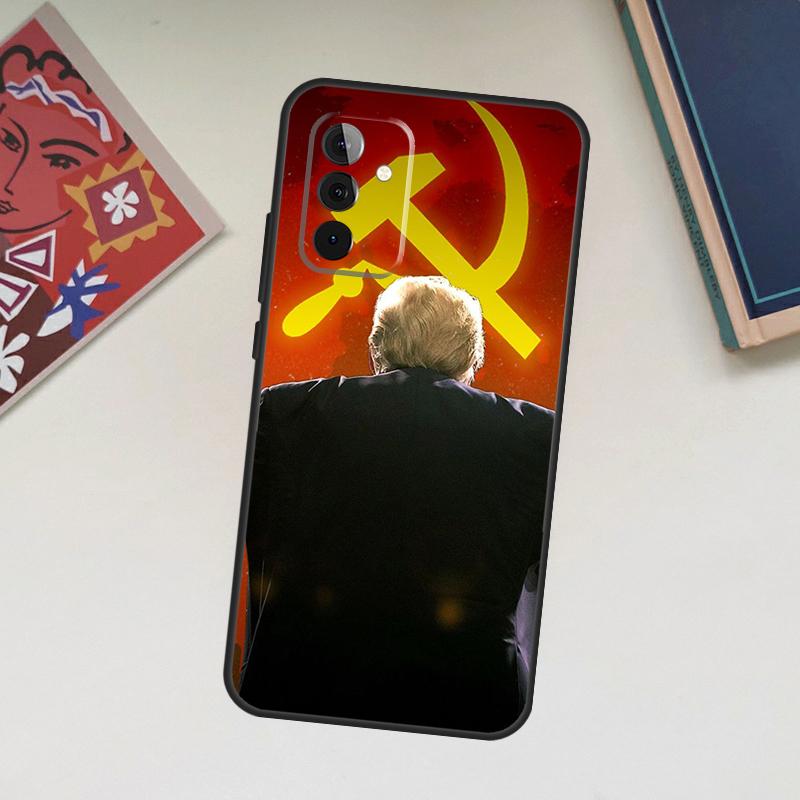 USSR Flag Soviet Union Case For Samsung Galaxy A13 A53 A33 A23 A06 A56 A16 A36 A55 A35 A17 A54 A34 A14 A52 A32 A15