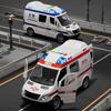Nowy Duży Zestaw Modeli Ambulansu Symulacja Światło Muzyka Samochód Policyjny Wóz Strażacki Zabawka z 3 Lalkami Edukacyjna Zabawka Samochód dla Dzieci Prezent