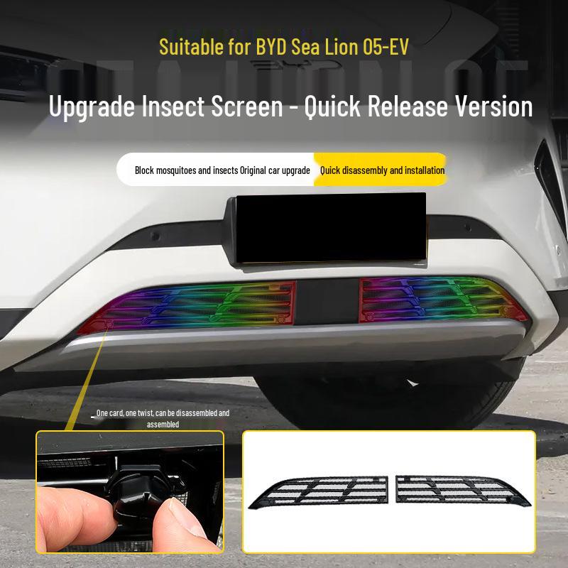 Quick-Release Anti-Insect Net for BYD Sea Lion 05EV Condenser - No Bumper Removal Needed