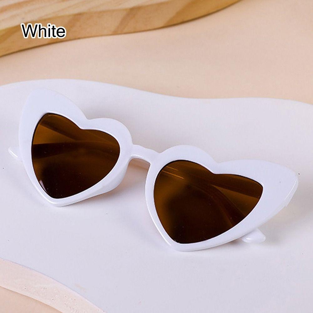 Unique Party Favor Heart Glasses Children Sun Glasses Kids Sunglasses Street Shooting Sunglasses Heart Shaped