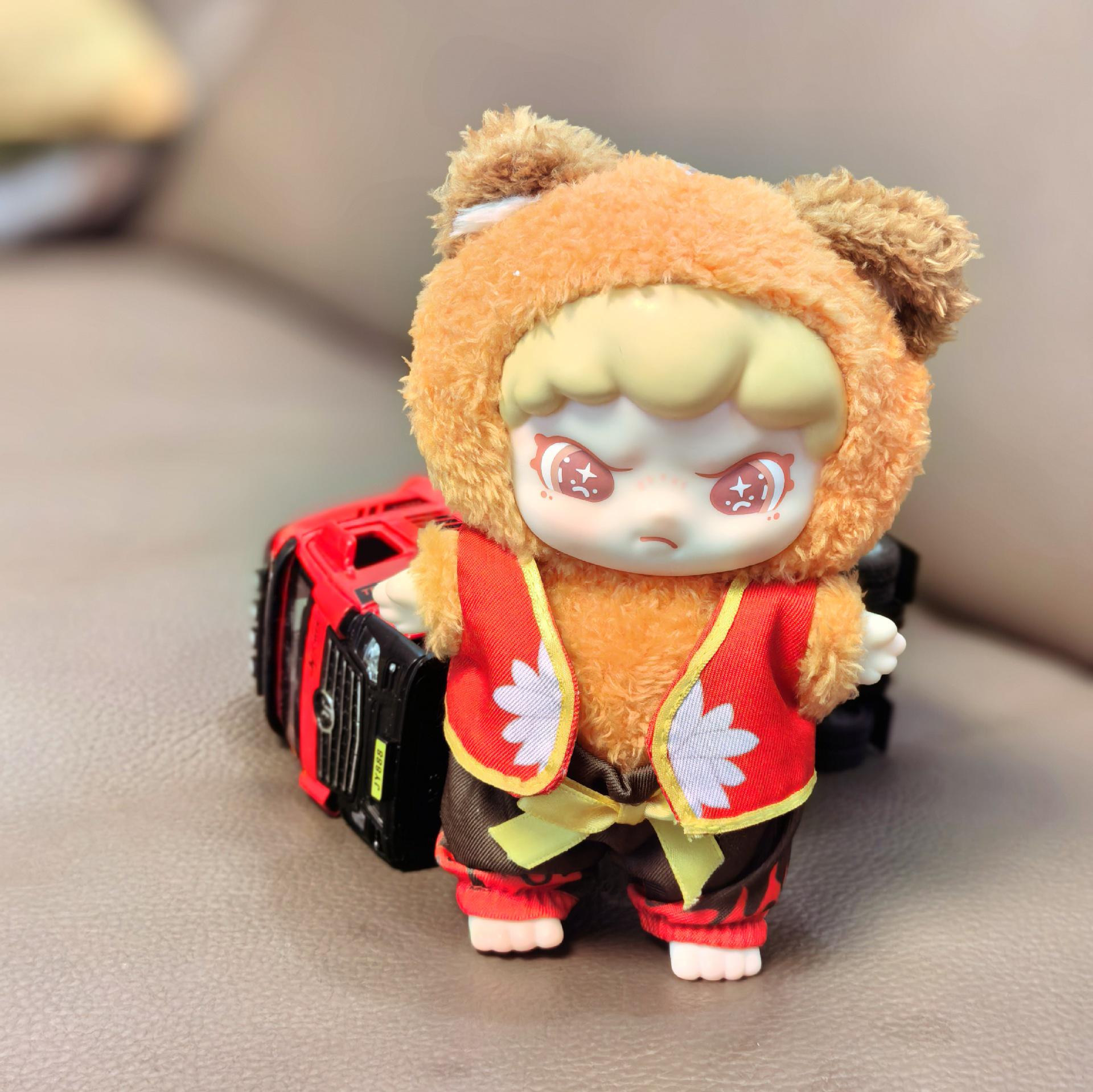 Nezha Vest Set Doll Clothes - 17CM Cloth Transformation (Clothing Only) 17CM Doll Clothes (Clothing Only)