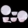 Aiyiris 10-Piece White Porcelain Tableware Set