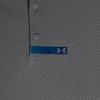 Under Armour Rush Series Seamless Casual Solid Golf Polo Shirt Men tops Gray 1366252-066