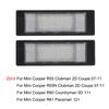 Do Mini Cooper R56 R57 R58 R59 R50 R52 R53 LED Oświetlenie Tablicy Rejestracyjnej 2 SZT Białe Lampy Numeru Rejestracyjnego Samochodu Bez Błędów OEM#:51132756227