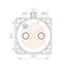 ME201WZ Tuya APP ZigBee WiFi Ultrasonic Wireless Remote Detector Water Tank Fuel Oil Liquid Level Sensor Alarm Indicator