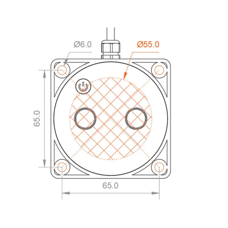 ME201WZ Tuya APP ZigBee WiFi Ultrasonic Wireless Remote Detector Water Tank Fuel Oil Liquid Level Sensor Alarm Indicator