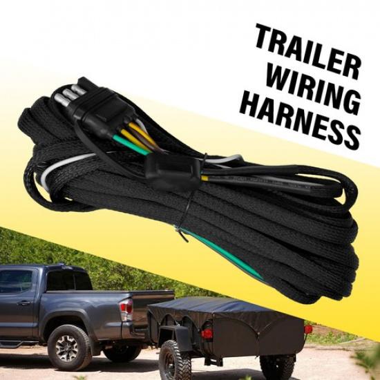 Проводка 5-контактная 4-контактная Провод Жгута прицепа 22 фута для задних фонарей bond Для комплекта освещения