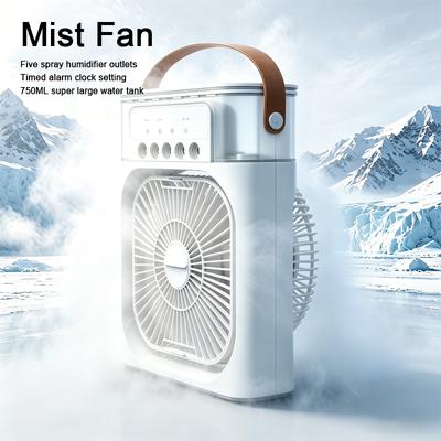 Humidifier Cooler Fan 3 Gear Air Conditioner Cooler Portable USB Desktop Spray Fans For Office Dormitory Room Cooling