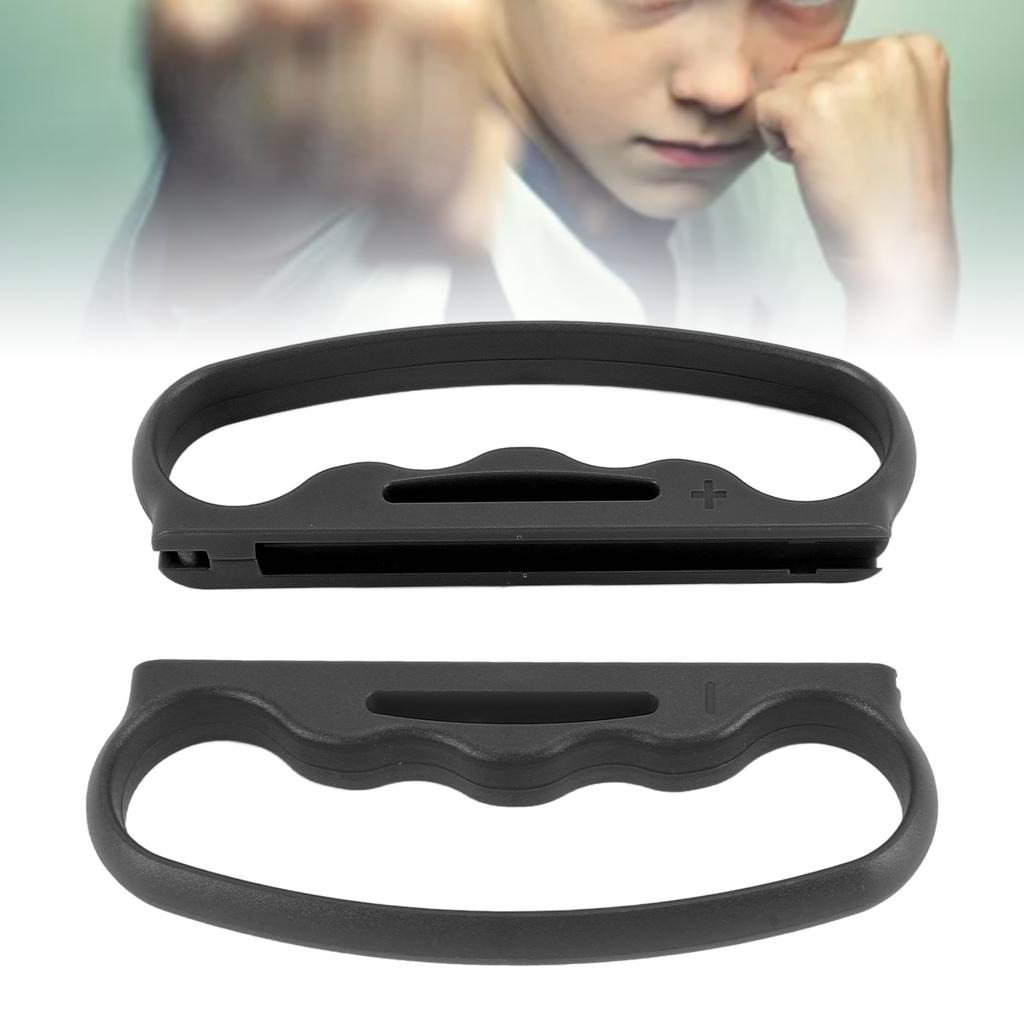2 Stück Handgriff für Fitness-Boxen mit Handgelenkbändern Verbessert das Spielerlebnis Boxspiele Verschluss für Controller-Zubehör