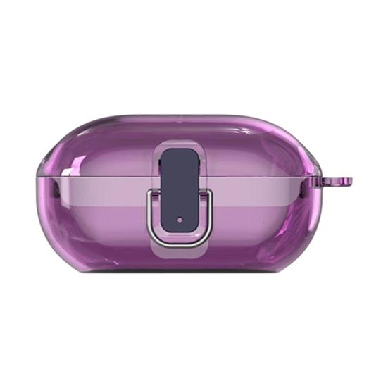 Earbud Protective Case with Lock Portable Shockproof Wireless Earphone Charging Case Cover Protector Clear TPU Shell Skin