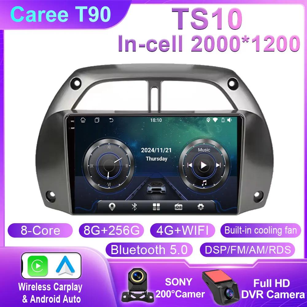 Android 14 For Toyota RAV4 Rav 4 2001 2002 2003 2004 2005 2006 Car Radio Multimedia Player Wireless Carplay Stereo GPS NO 2 DIN