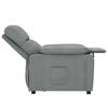 Vidaxl Foldable Armchair, Dark Grey, Fabric Upholstered
