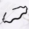 Matte Morandi Wave Hairband for Women: Versatile Sawtooth Clip for Makeup, Face Washing, Secure Hold for Fine Hair.