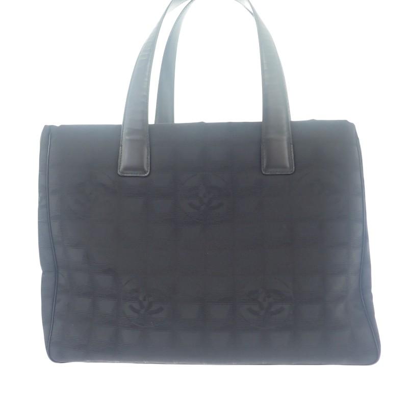 Chanel A15991 Tote Bag Black Nylon/leather Women