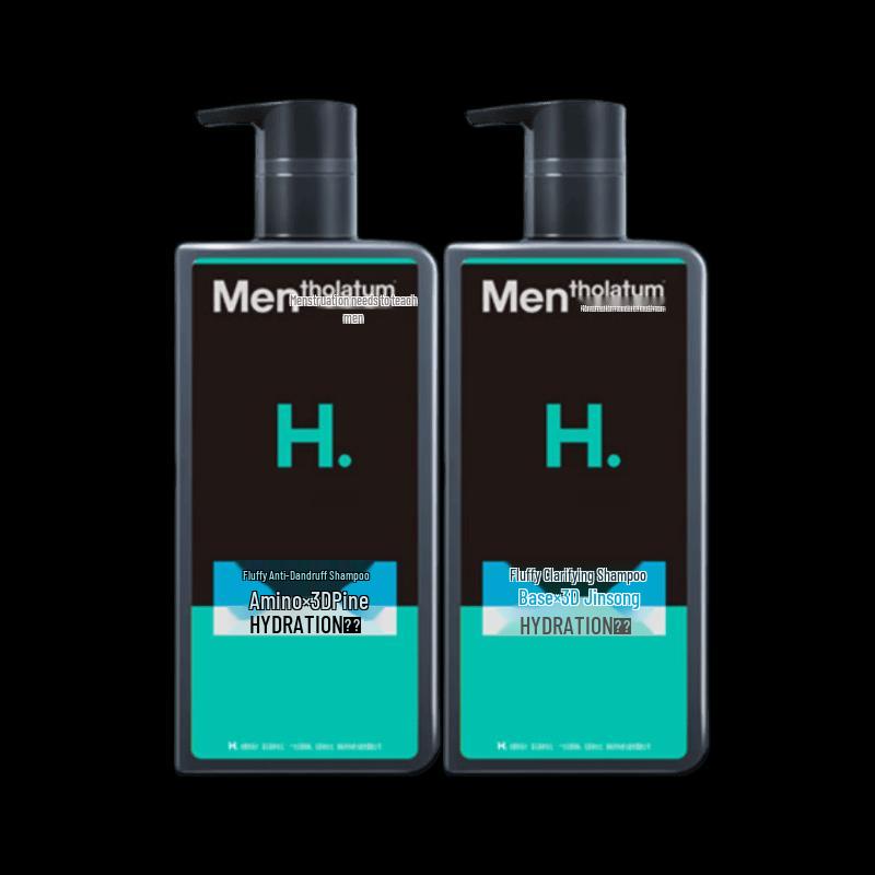 Mentholatum Men s Fluffy Anti-Dandruff Shampoo Twin Pack