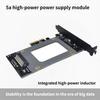 PCIE Risers 4X to SFF-8639 Adapter PCIE SSDs Card Support SSDs 2.5inch SSDs to PCIE 4X Risers Card Converter Replacement