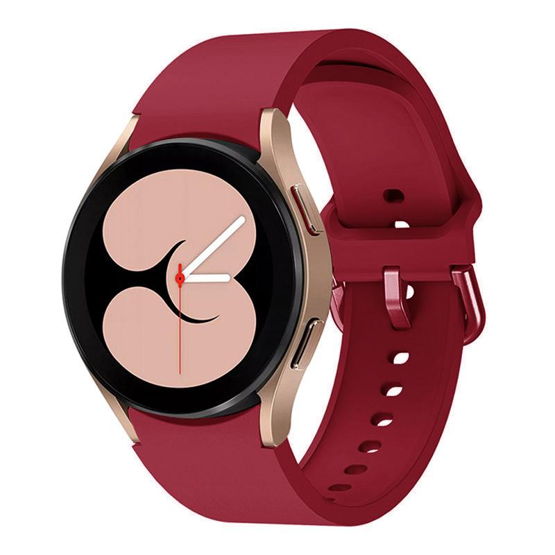 20mm řemínek na hodinky Pro Samsung Galaxy Watch 7/5/6 44mm 40mm Silikonový náramek Galaxy Watch 4 classic/5 pro 47mm 43mm 46 45mm pásek