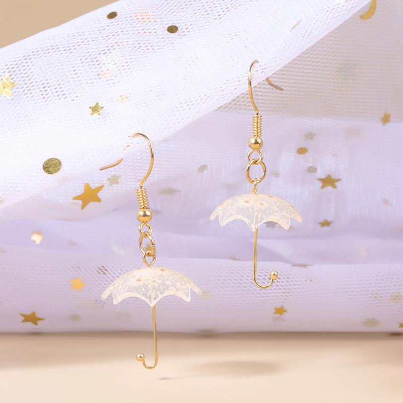 

Cute Rainbow Umbrella Earrings Fashion Kawaii Colorful Acrylic Earrings For Girls Children Jewelry Gifts