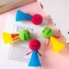 12pcs Cute Creative Jumping Doll finger Stress Release Toys for Kids Birthday Party Favors Treat Boys Girls Reward Guest Gifts